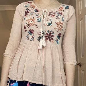 Forgotten Grace flowy flower blouse